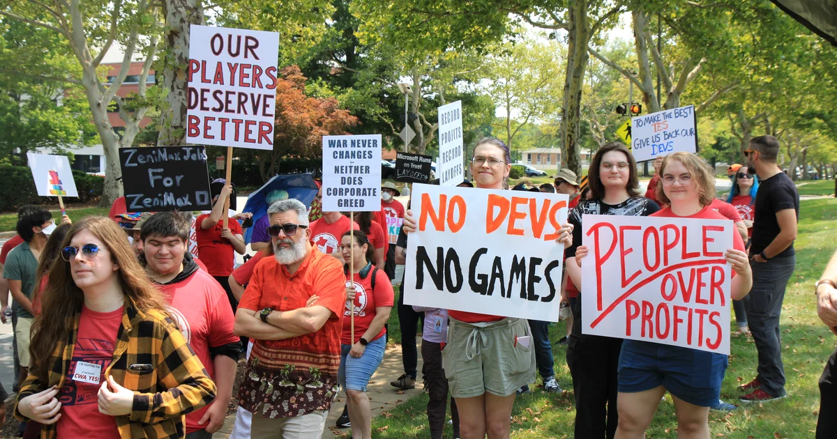當遊戲開發者走上街頭：Bethesda 工會抗議與遊戲業勞工運動的覺醒